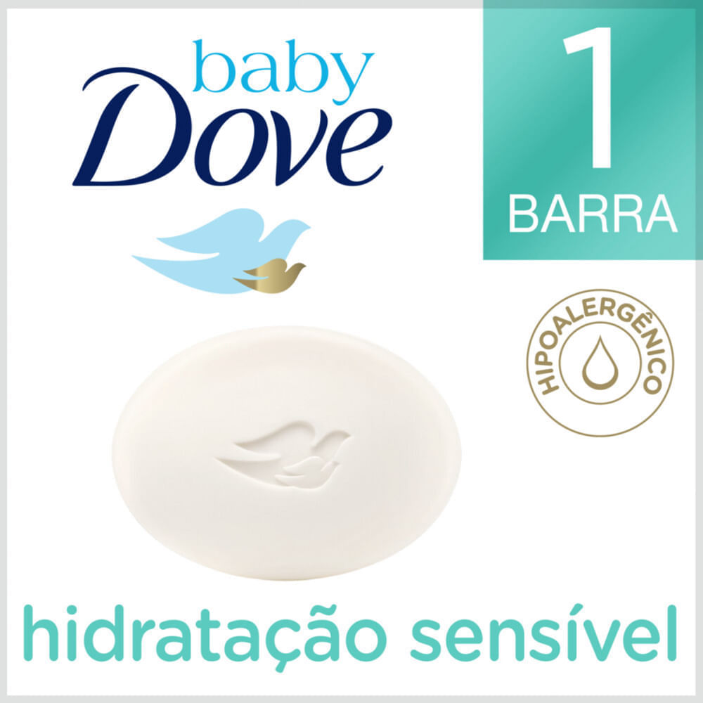 Sabonete Em Barra Baby Dove Hidratação Sensível