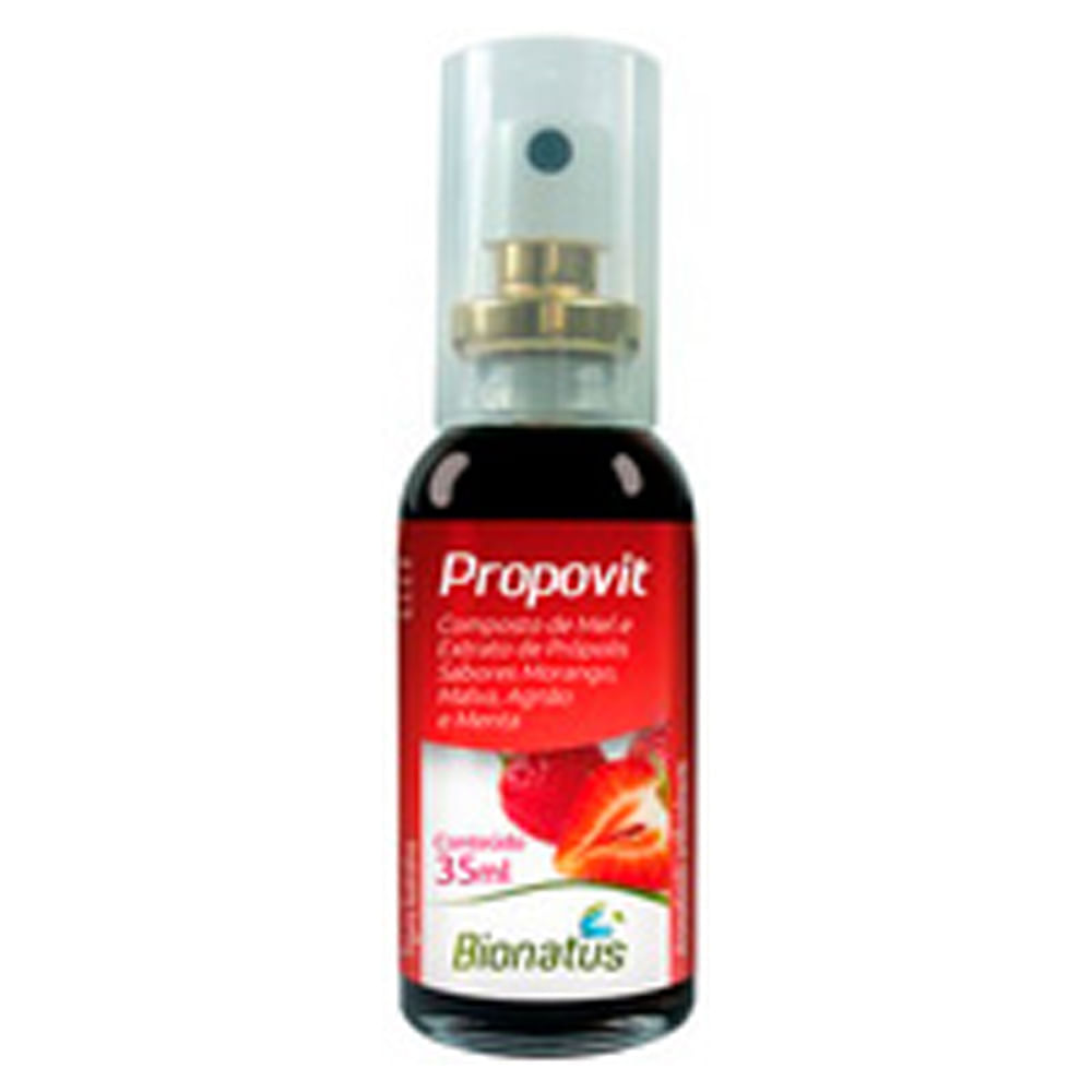 Própolis Propovit Spray Morango Com 35ml